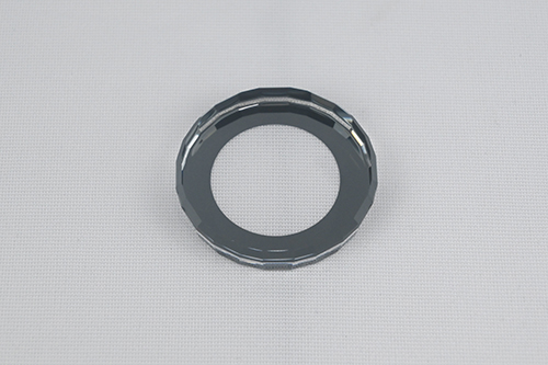 Black crystal glass automotive parts production process for luxury vehicles