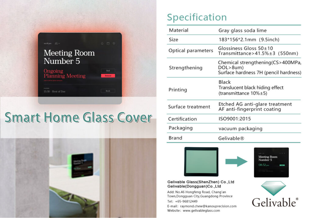 Smart Home Glass Cover