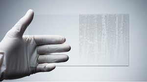 Anti-fog coated glass